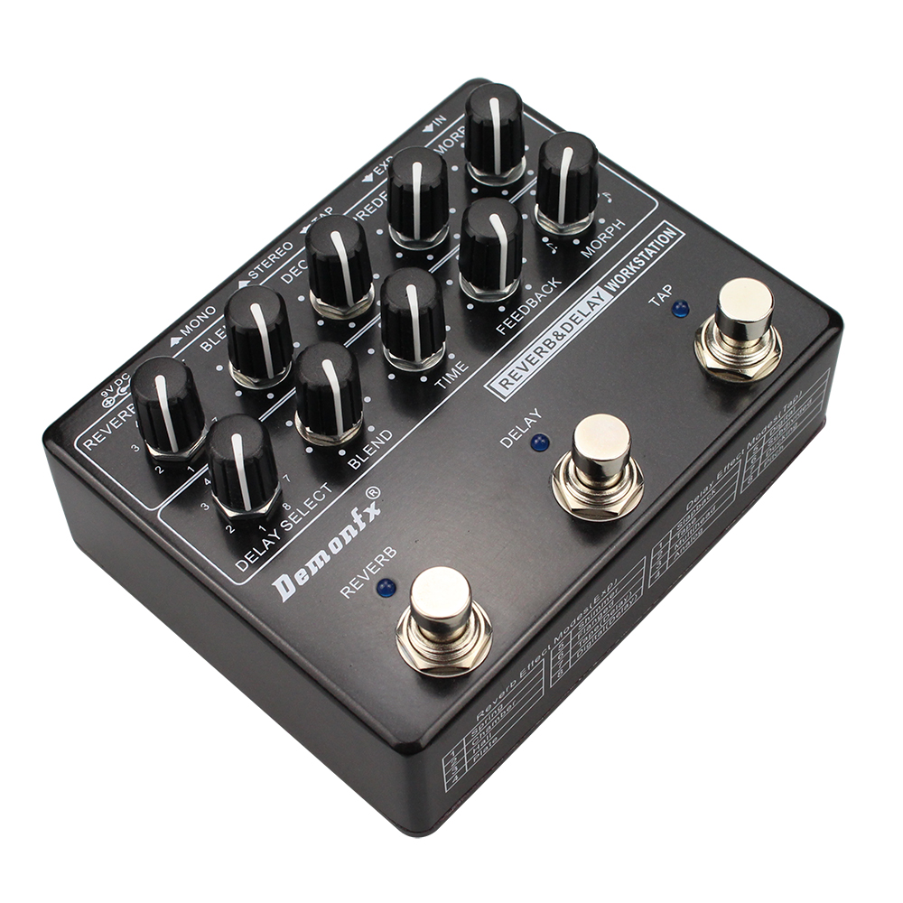Demonfx New High Quality Reverb Delay Workstation Guitar Effect