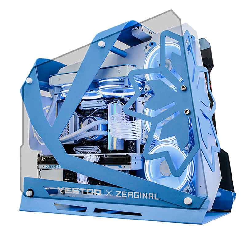 ZEAGINAL ZC-09 MATX/ITX open computer case，Both sides of the