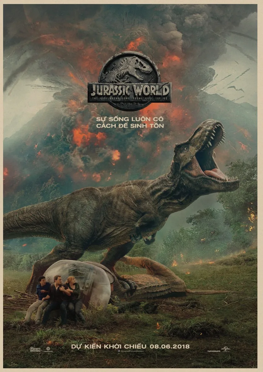 ヴィンテージポスター映画ジュラシックパーク恐竜世界ジュラシック