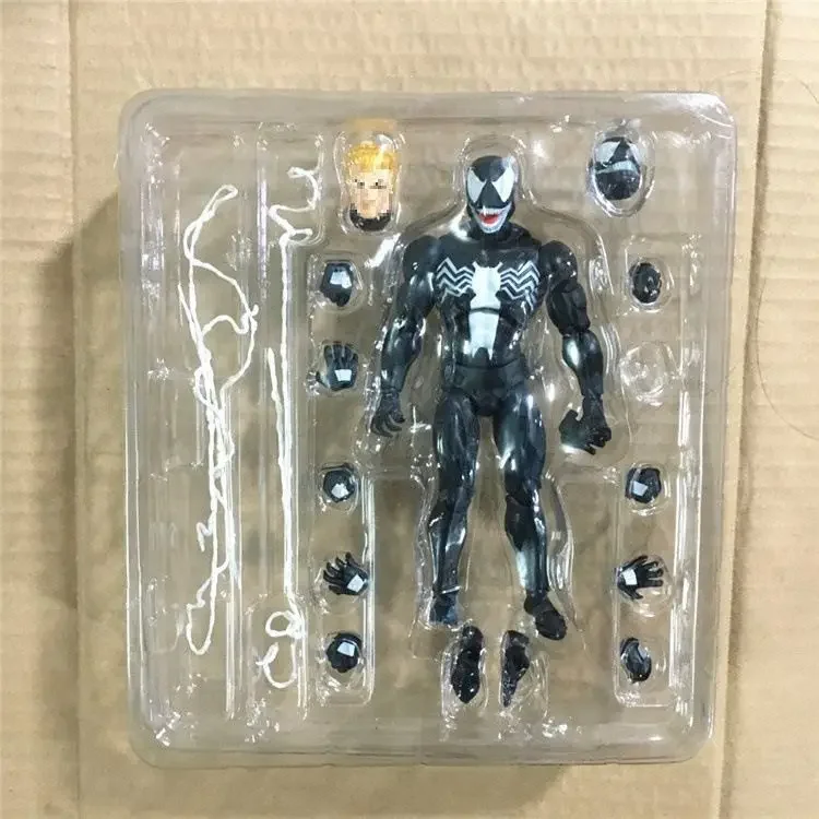 MAFEX-スパイダーマンのアクションフィギュア088,ヴェノム,コミック