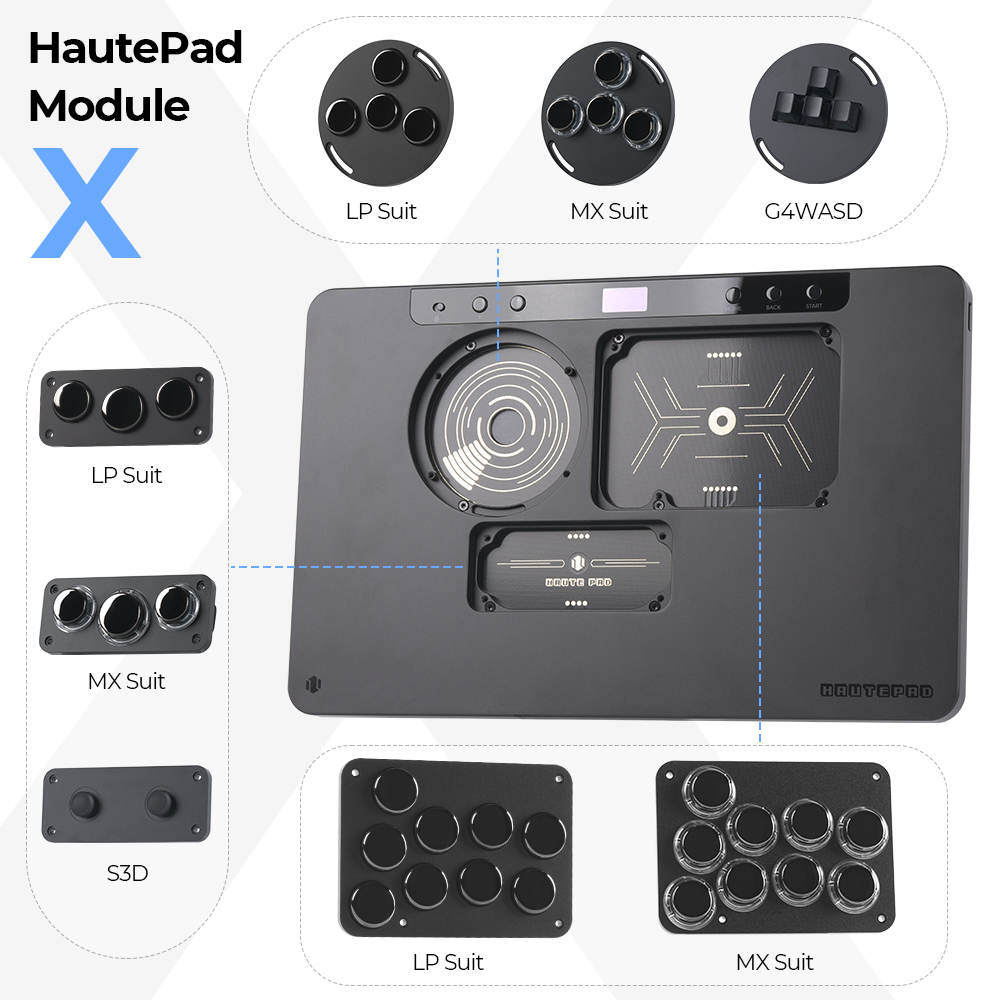 Haute42 HautePad X 交換可能モジュール G4WASD S3D ジョイスティック