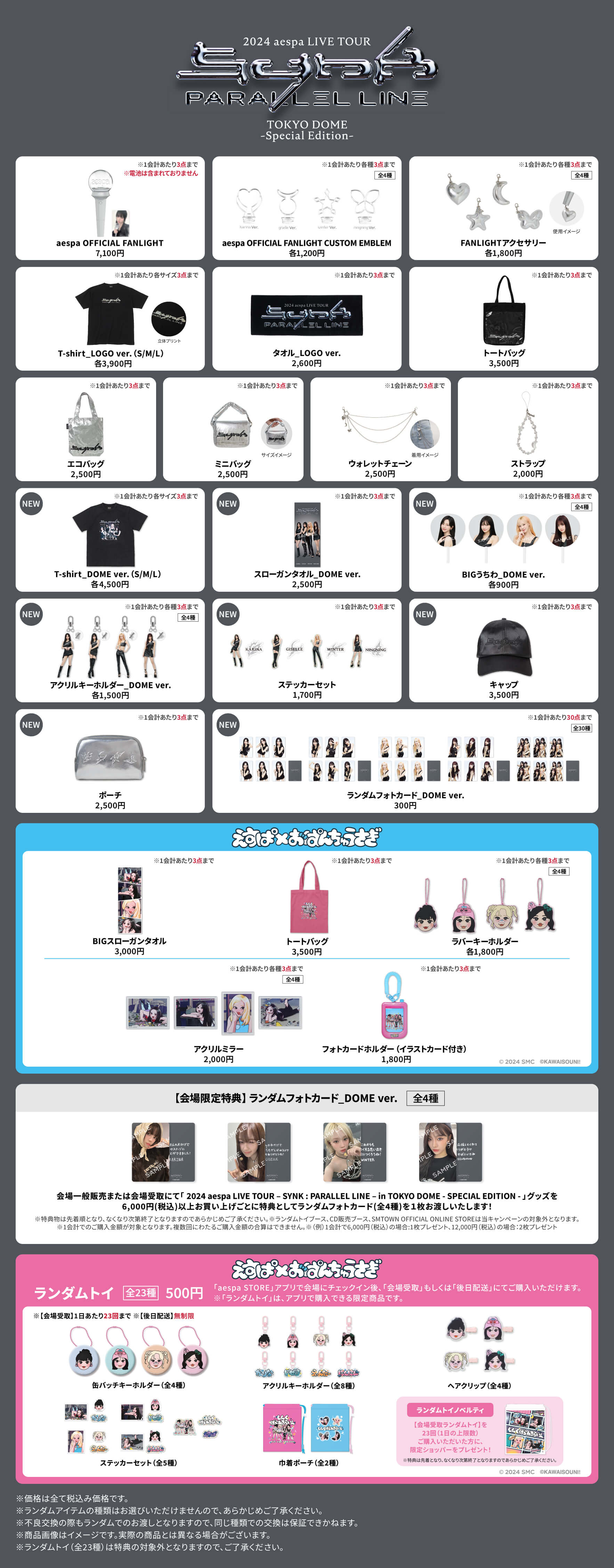 2024 aespa LIVE TOUR – SYNK : PARALLEL LINE – in TOKYO DOME