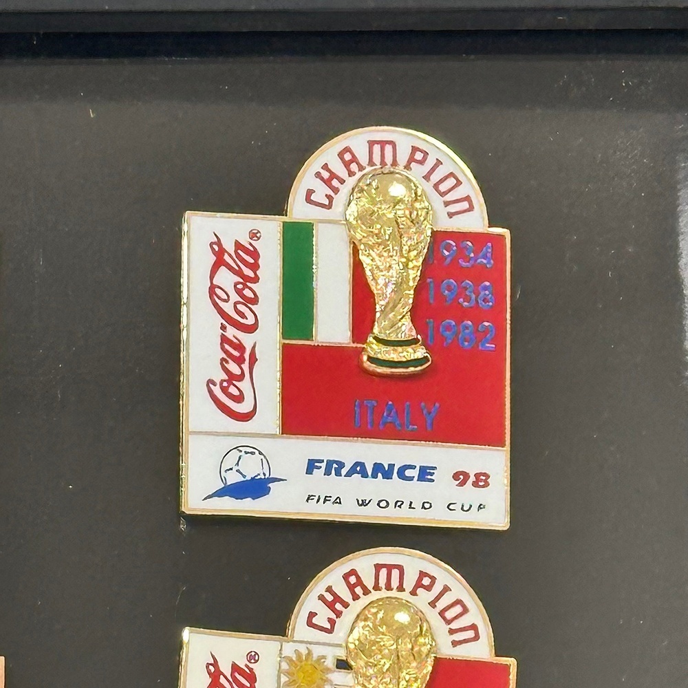 1998年 FIFA フランスワールドカップ コカ・コーラ ピンバッジ全6種