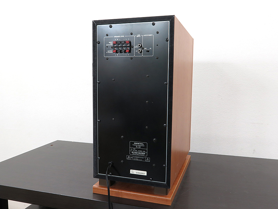 オンキヨー ONKYO SL-307 アンプ内蔵 サブウーファー @24561 / 中古
