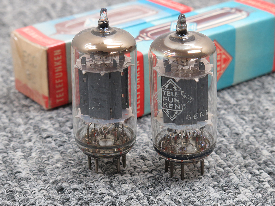 テレフンケン TELEFUNKEN ECC82 2本 ◇マーク 真空管 @29068 / 中古