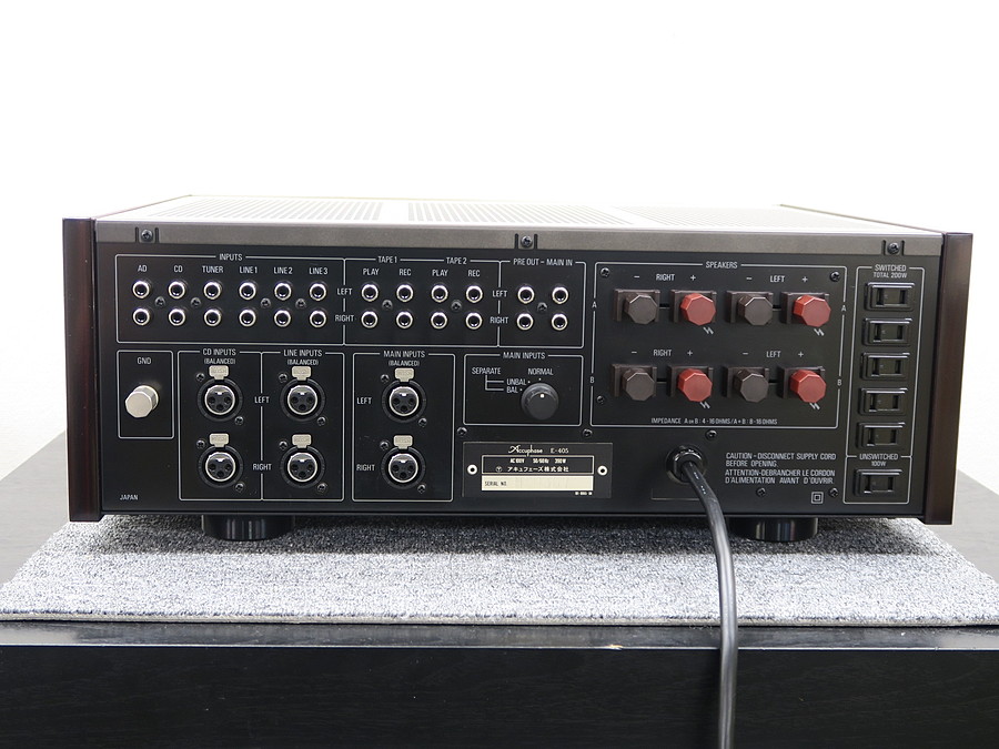 アキュフェーズ Accuphase E-405 プリメインアンプ 元箱 @43397 / 中古