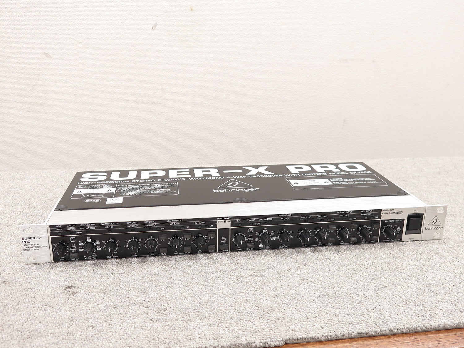 ベリンガー BEHRINGER CX3400 チャンネルデバイダー 正規輸入品 @49362