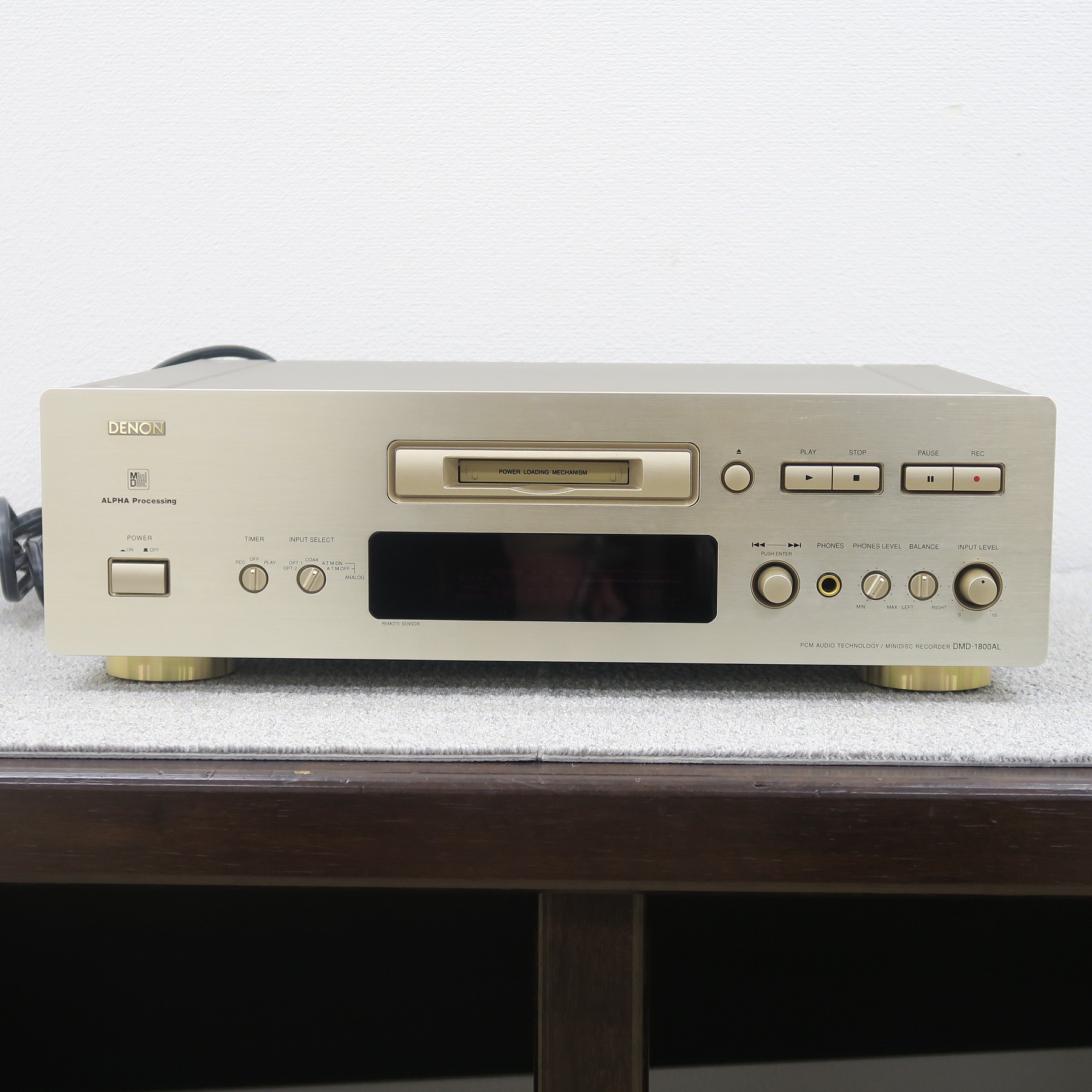 現状】デノン DENON DMD-1800AL MDデッキ @51735 / 中古オーディオ買取