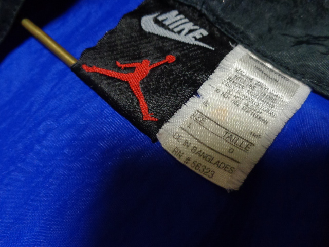 90'S NIKE AIR JORAN MULTI COLOR ZIP UP NYLON JACKET（ナイキ エア