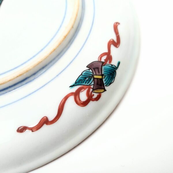 九谷焼 古九谷写絵変銘々皿 五枚組 初代徳田八十吉作 共箱 – 古美術西川