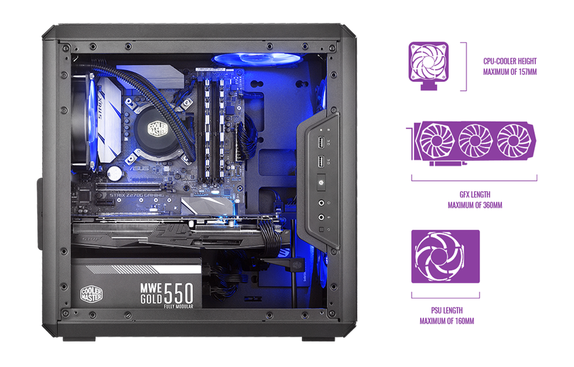 MasterBox Q300L Mini Tower PC Case | Cooler Master
