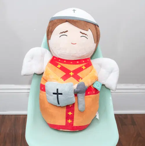 Saint Michael the Archangel Jumbo Shining Light Plush Doll
