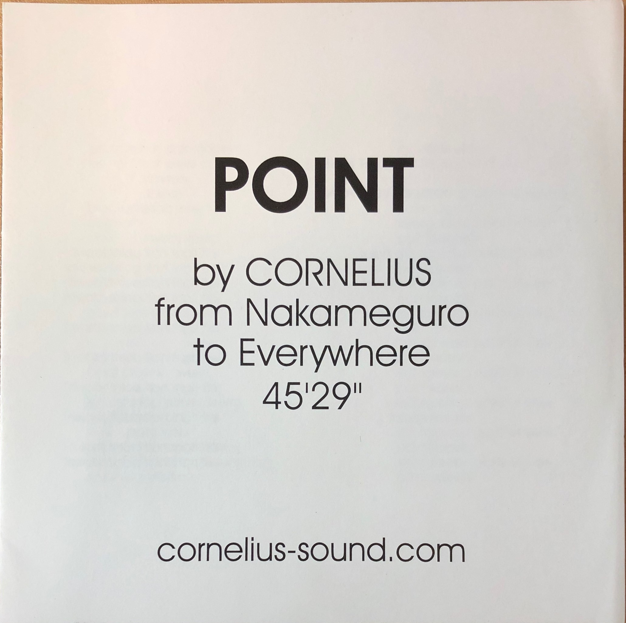 Cornelius ‎– Point | 中古レコード通販・買取のアカル・レコーズ