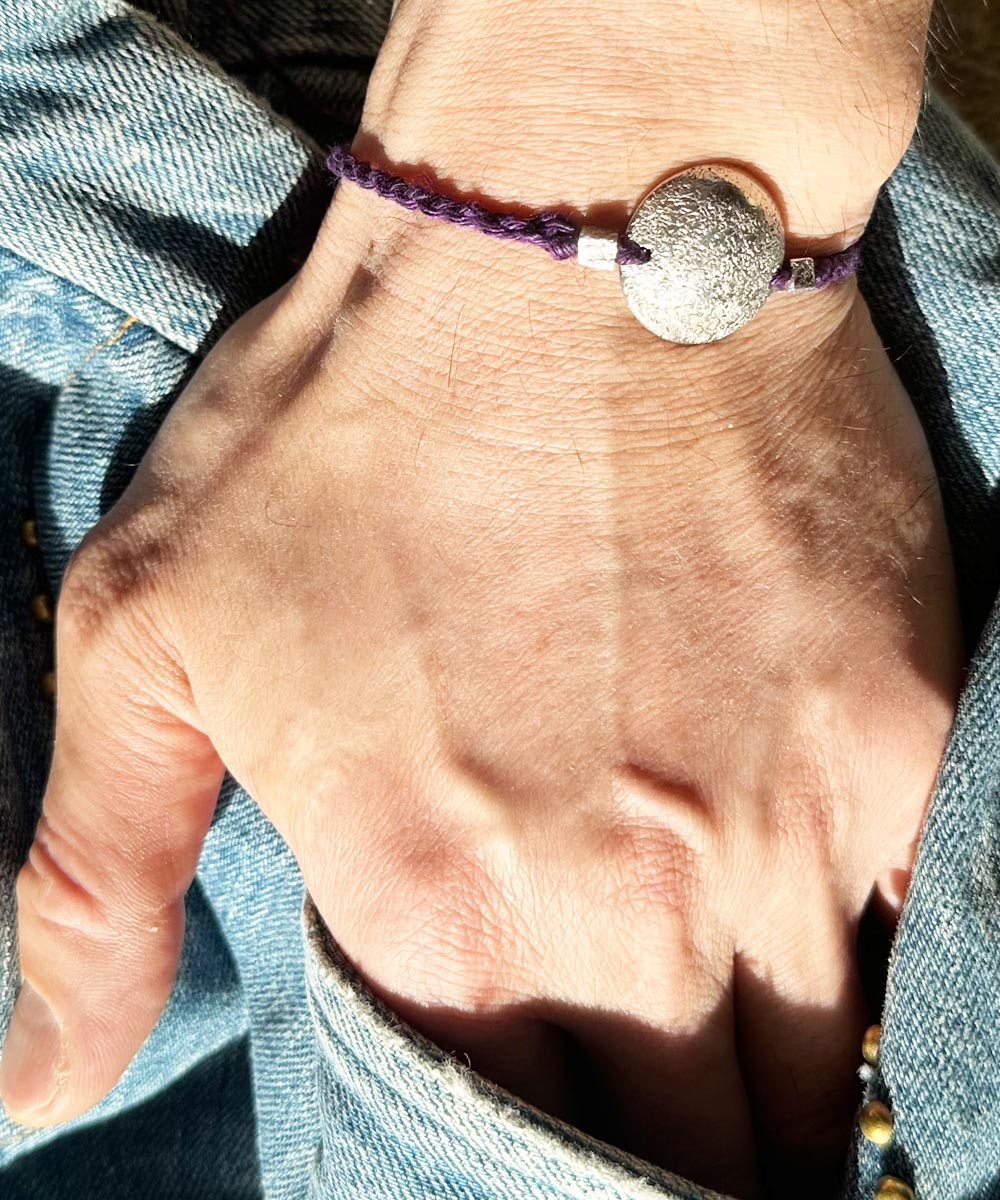 CONCHO BRACELET(コンチョブレスレット)｜COLOR-PURPLE｜AKASHIC TREE