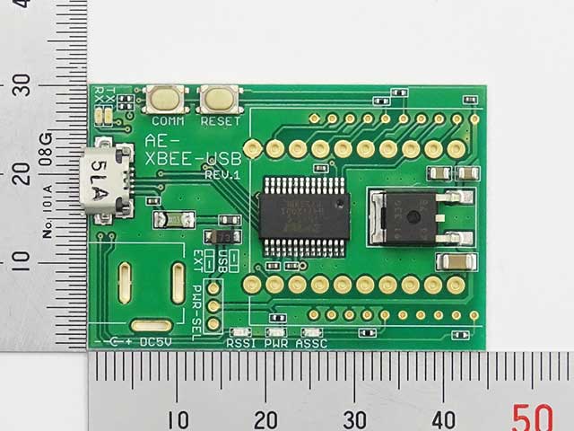 XBee USBインターフェイスボードキット: 通信・無線モジュール