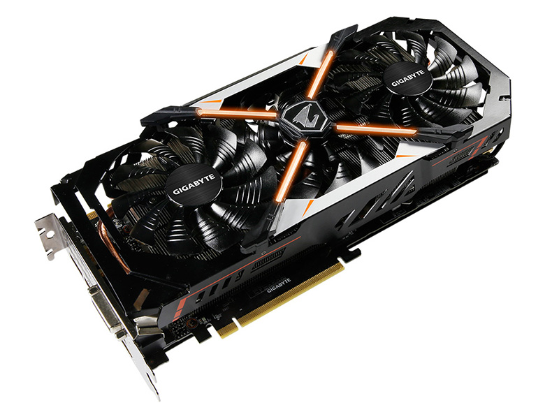 GIGABYTE GTX1080 トリプルファン グラフィックボード 3連ファン搭載の