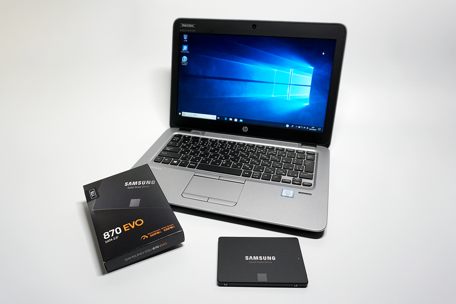 HPのモバイル向け小型ノートをSSD化、Elitebook 820 G3が2倍以上高速に