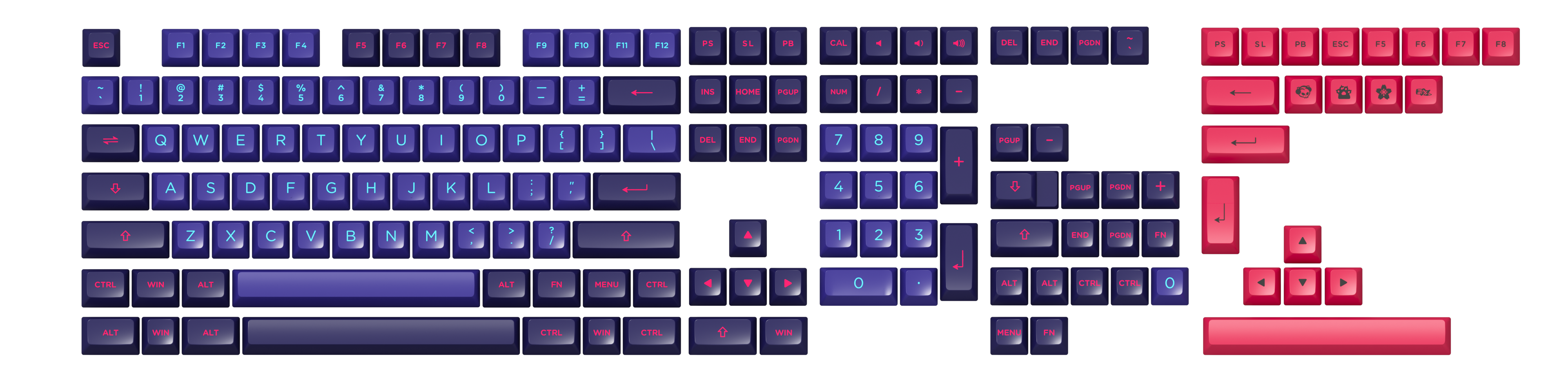 Akko Neon Keycap Set | AKKO EU