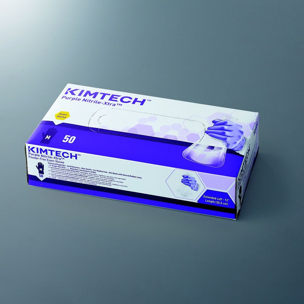 65-9619-44 キムテック パープルニトリル エクストラグローブ L 1箱(50