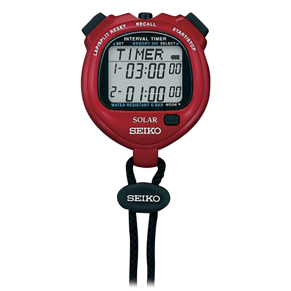 6-5346-21 デジタルストップウォッチ（ソーラー充電型） SVAJ101