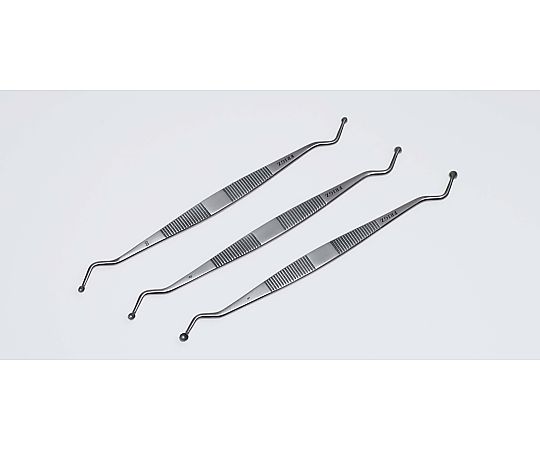 61-7039-36 歯科用両頭鋭匙 15.5cm 匙幅：2.5mm T008-5097 【AXEL