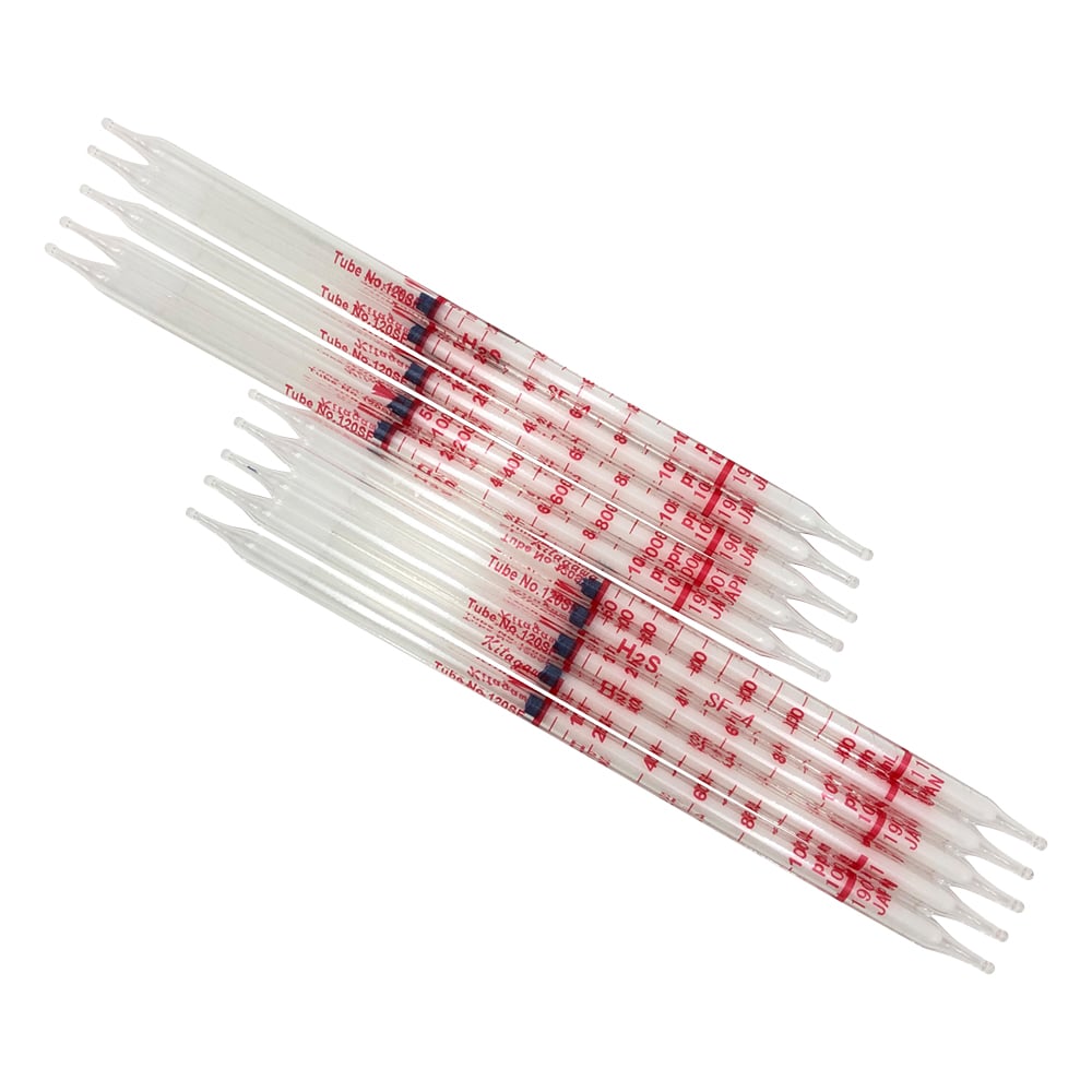 8-5354-03 ガス検知管（北川式） 硫化水素 1箱（10本入） 120SF 【AXEL