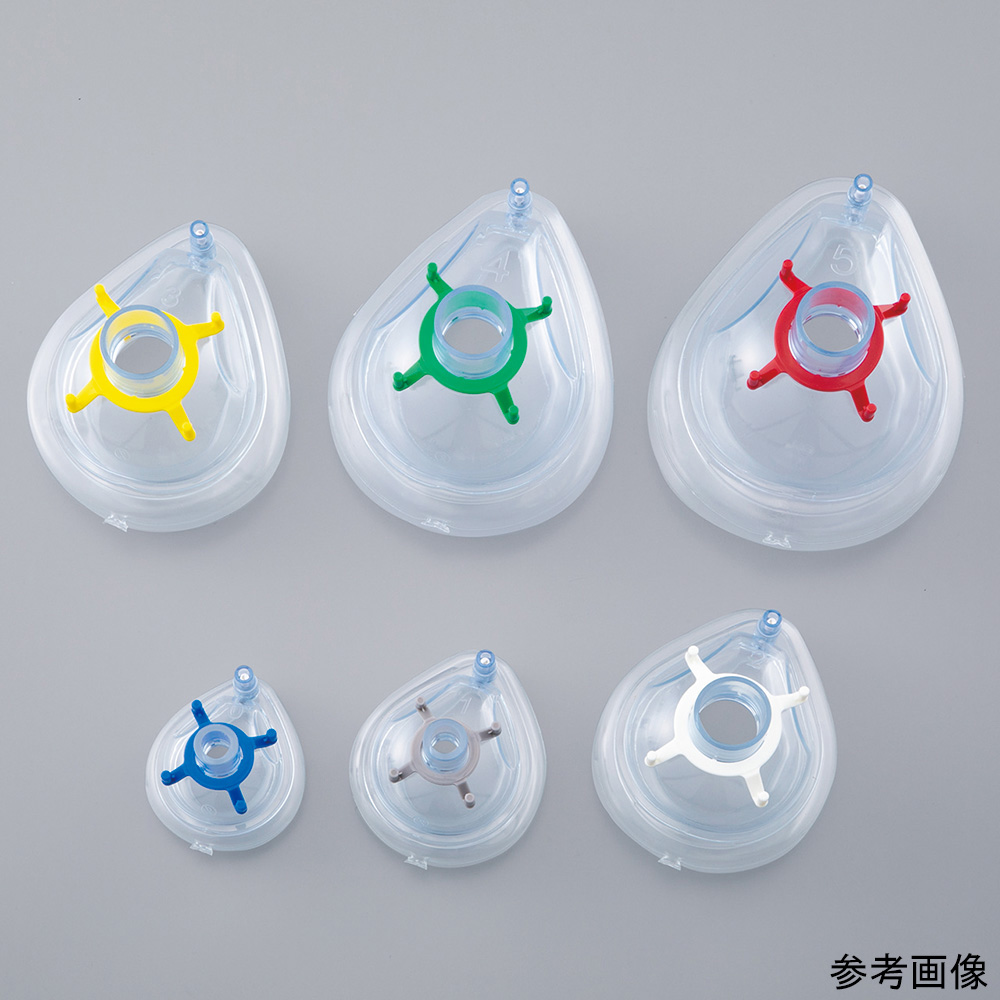 8-683-05 麻酔マスク 成人中 10個入 NV10304 【AXEL】 アズワン