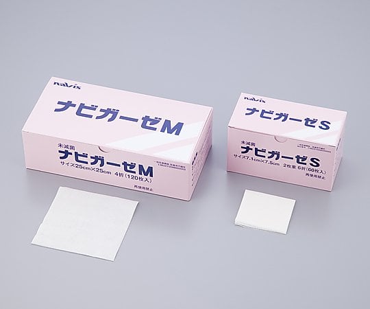 0-1522-01 ナビガーゼ 120枚入 M 【AXEL】 アズワン