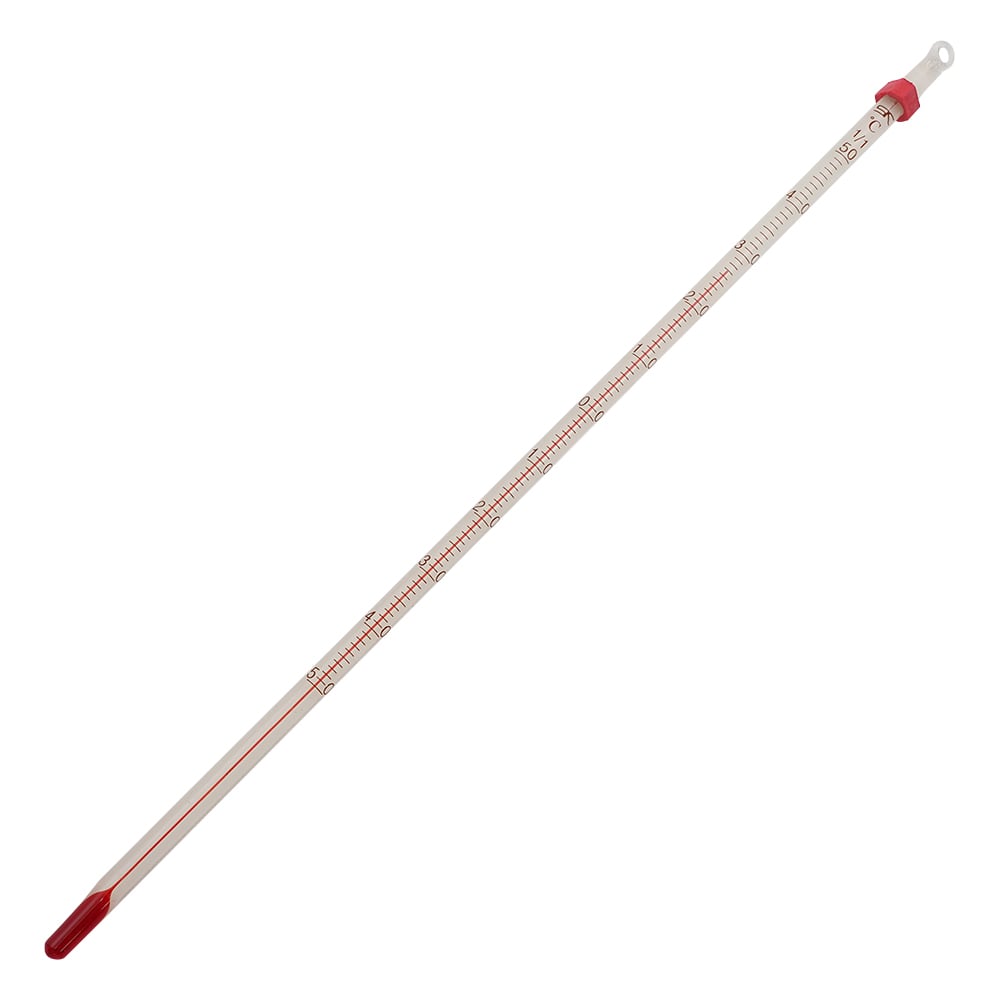 1-610-05 赤液棒状温度計 -50～50℃ 0260-00 【AXEL】 アズワン