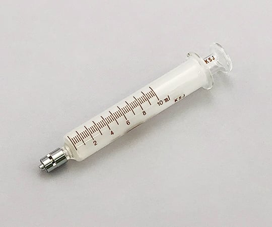 1-6187-25 白硬注射筒 ロック先 10mL 中口 00211015 【AXEL】 アズワン