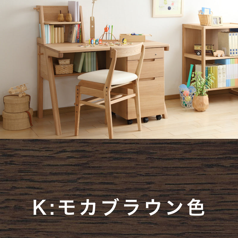 カリモク ピュアナチュール デスク3点セット 110幅 角脚 3色 学習机