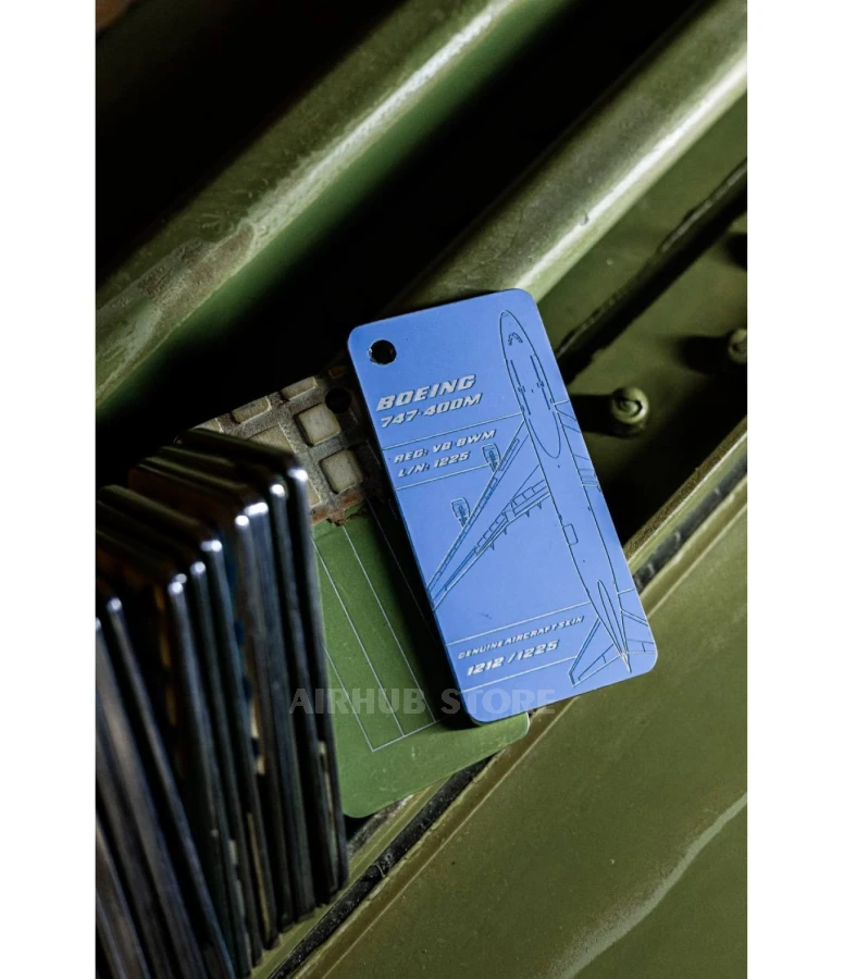 Aviation Keychain Boeing 747 4X-ELA aviationtag