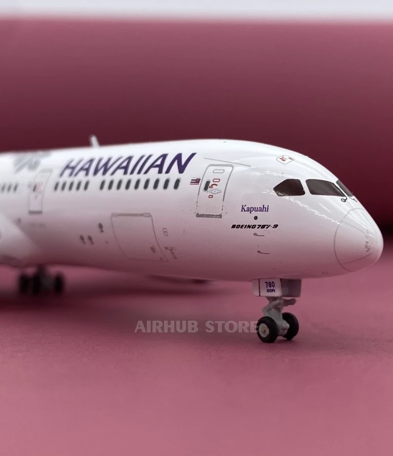 Aviation Aircraft Model Boeing B787-9 Hawaiian Airlines 1:400