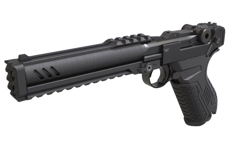 SRU ルガー WE P08 キット - ブラック - AIRSOFT GOGO エアガン