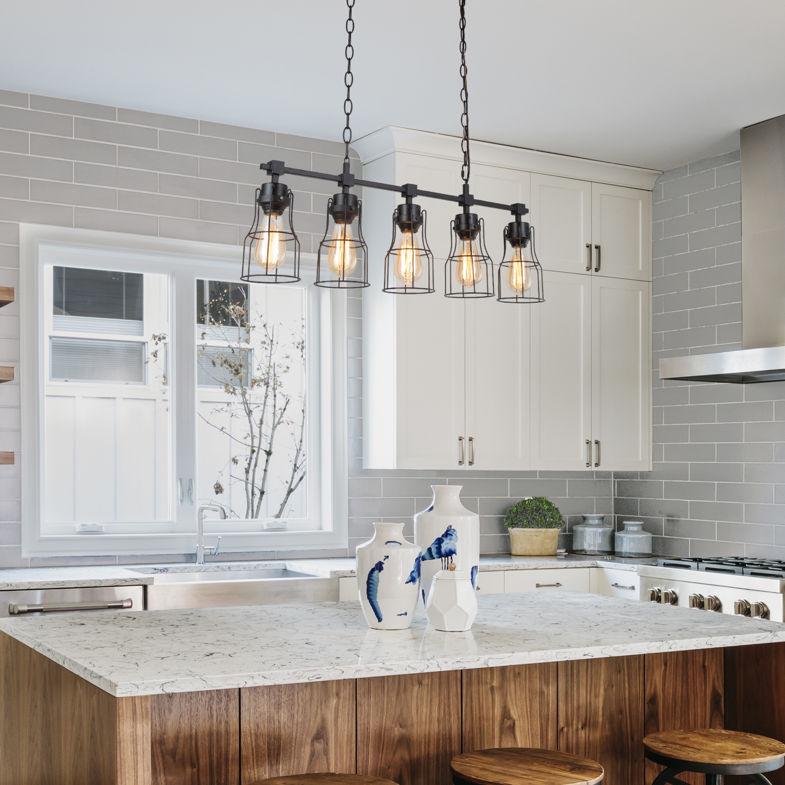 Kenid Farmhouse 5-Light 31