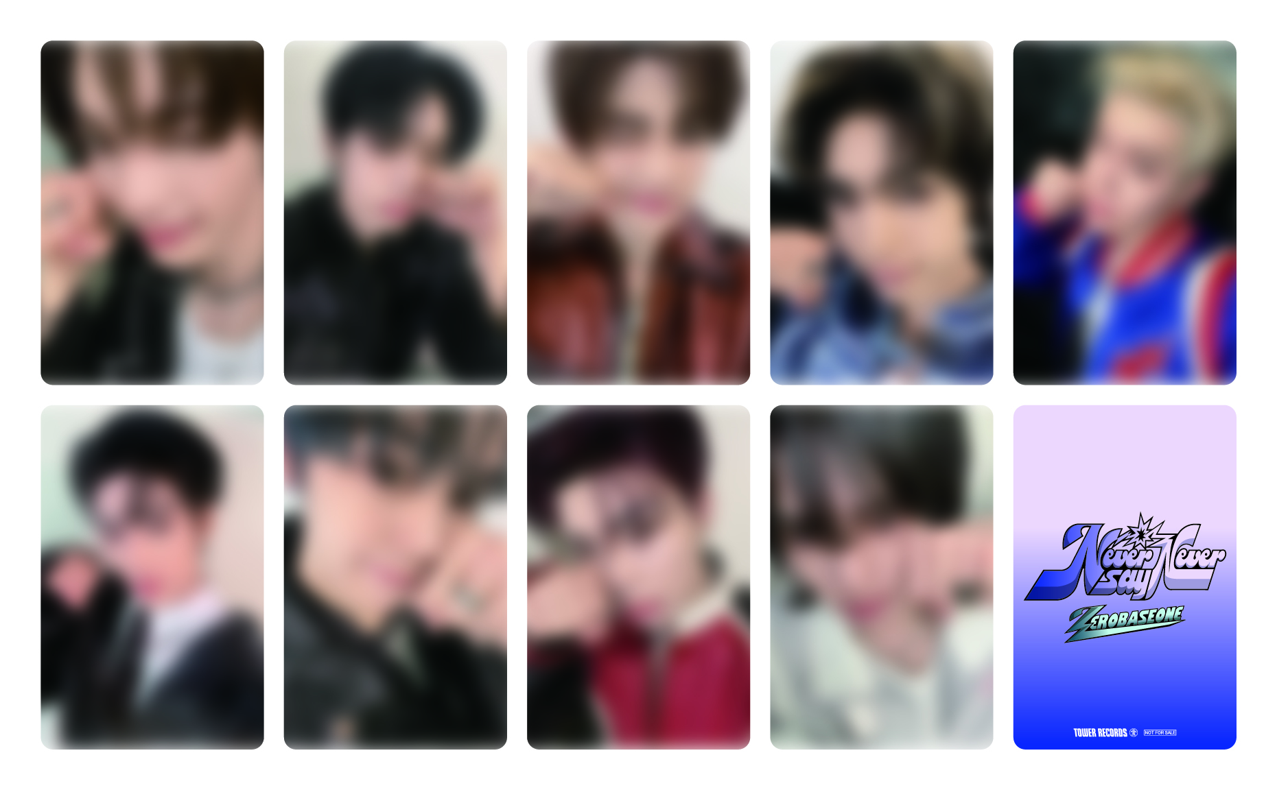 ZEROBASEONE THE 1ST FULL ALBUM [NEVER SAY NEVER] 購入者限定