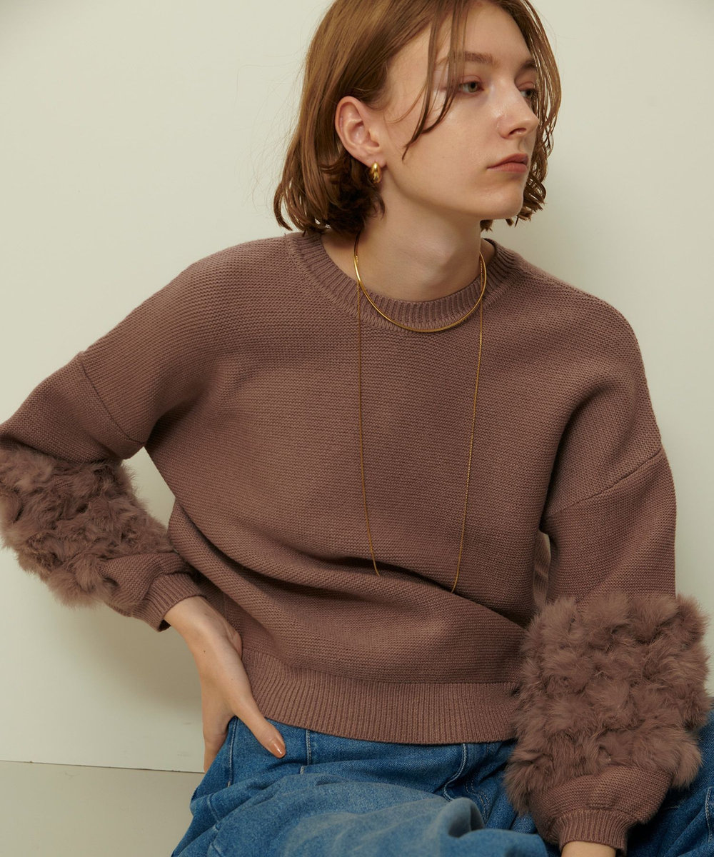 ラビットカフクレイジー釦2WAYプルオーバー|allureville OFFICIAL SITE