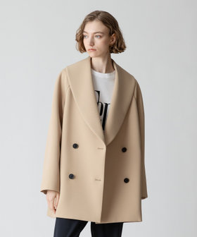 ポリエステルショールカラーミドルタケコート|allureville OFFICIAL