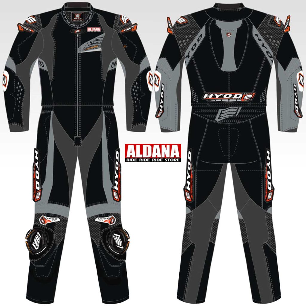 HYODオーダーメイドレーシングレザースーツ 特別注文革ツナギ