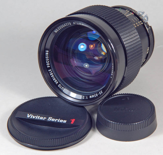 The Vivitar Series 1 35-85 mm f/ 2.8 Lens. Specs. MTF Charts. User