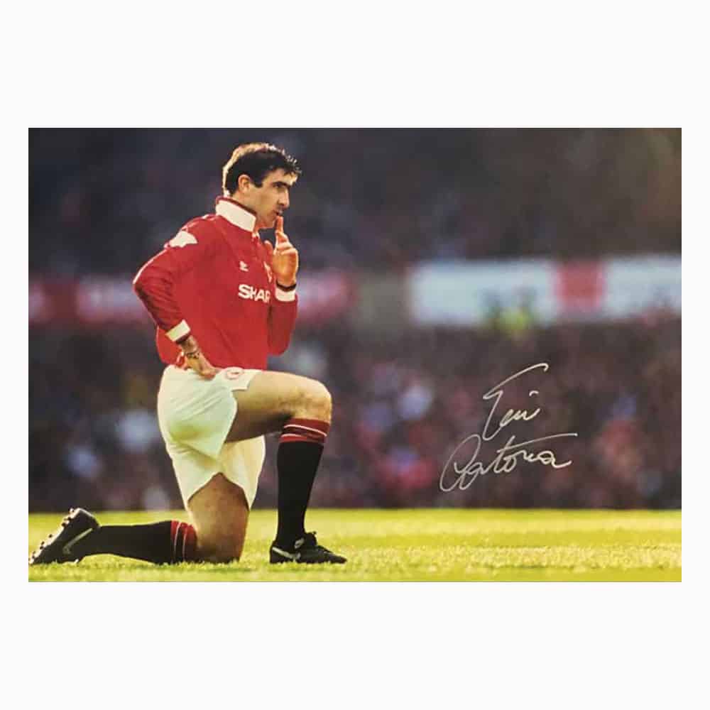 エリック・カントナ直筆サイン入りマンチェスター・ユナイテッド 30