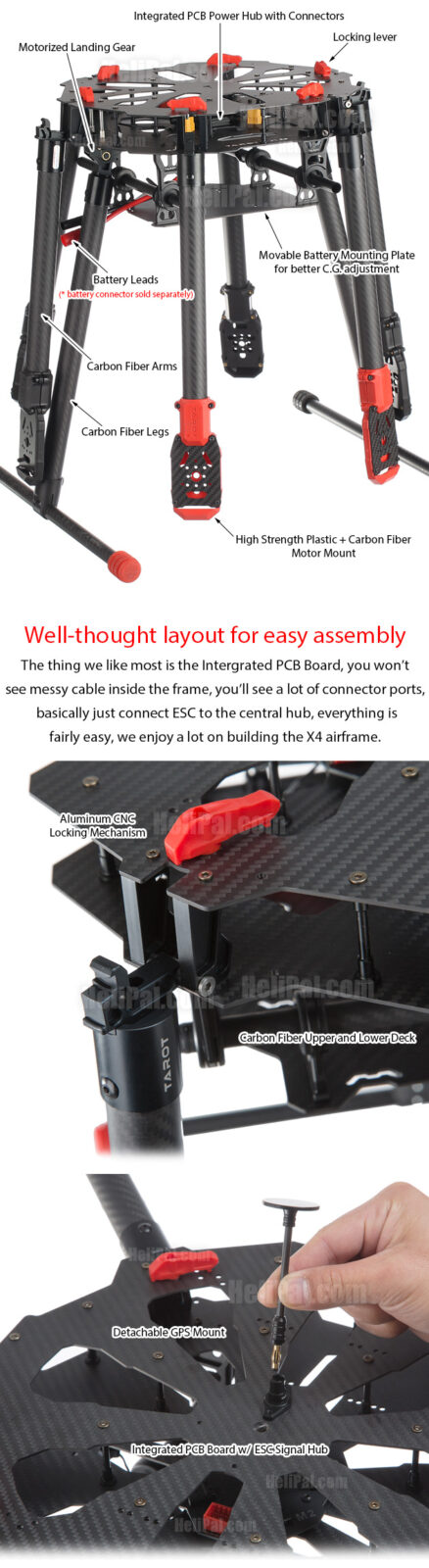 Tarot X6 Drone Kit - Tarot Drones USA / Alpha RC Heli