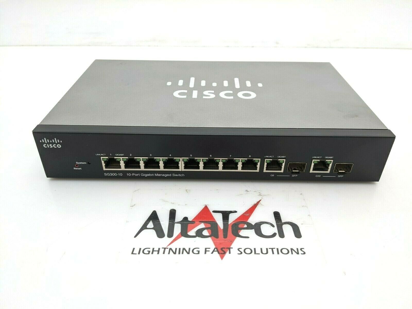 Cisco SG300-10 10-Port Gigabit PoE L3 Managed Switch