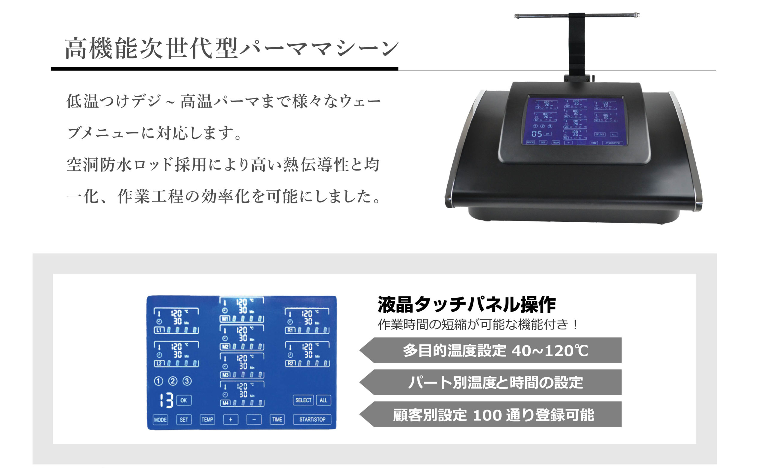 GM-5001 Beauka デジタルパーマ機 - Amavilla