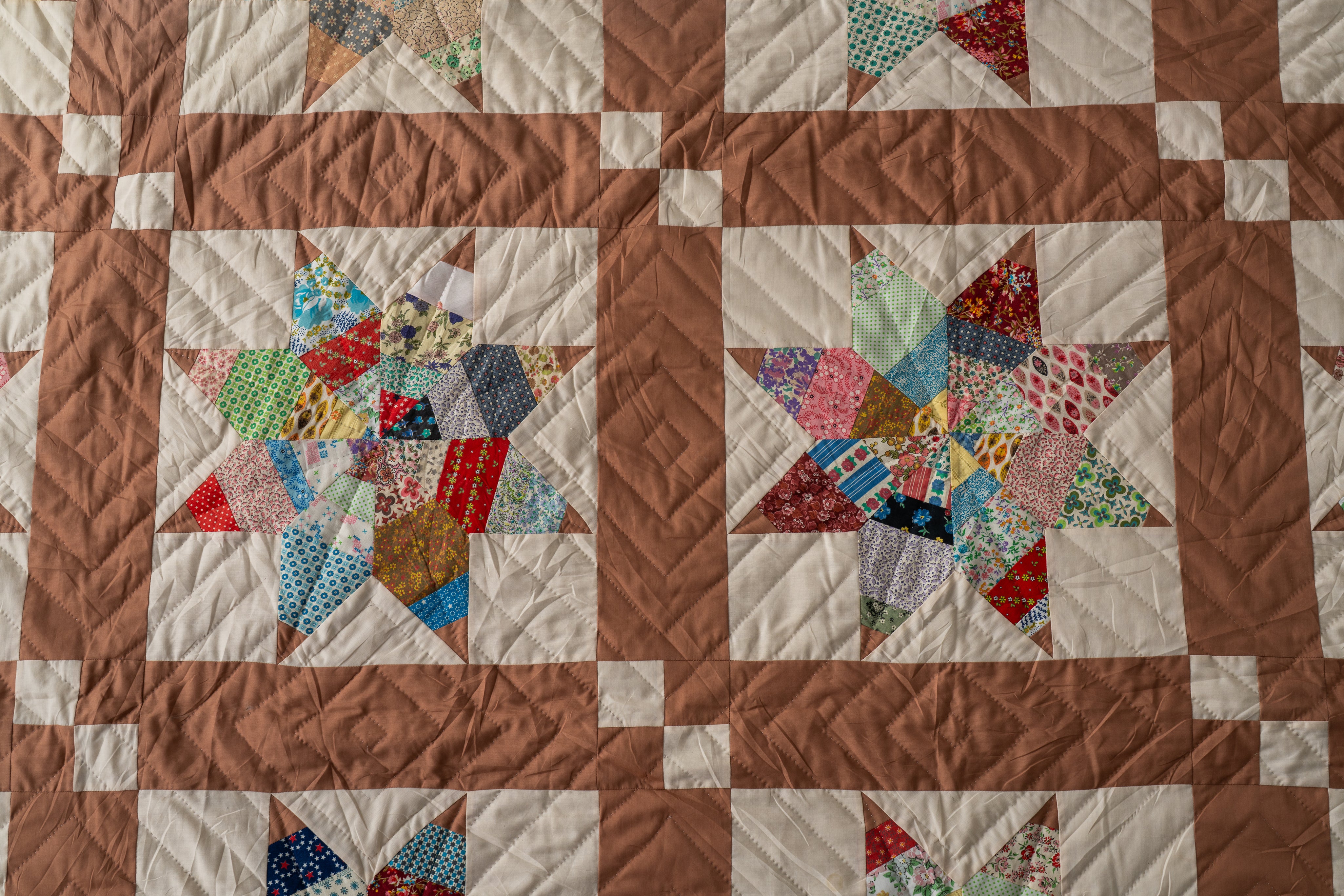 U.S.ヴィンテージ-アメリカンキルト・パッチワークキルト