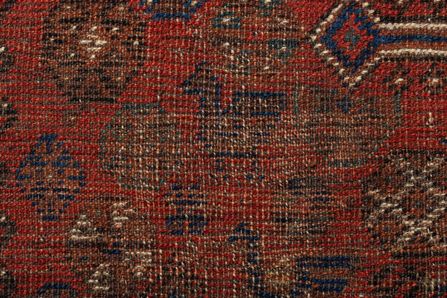 イラン産 1930年代 トライバルラグ】ペルシャ絨毯-ヴィンテージラグ