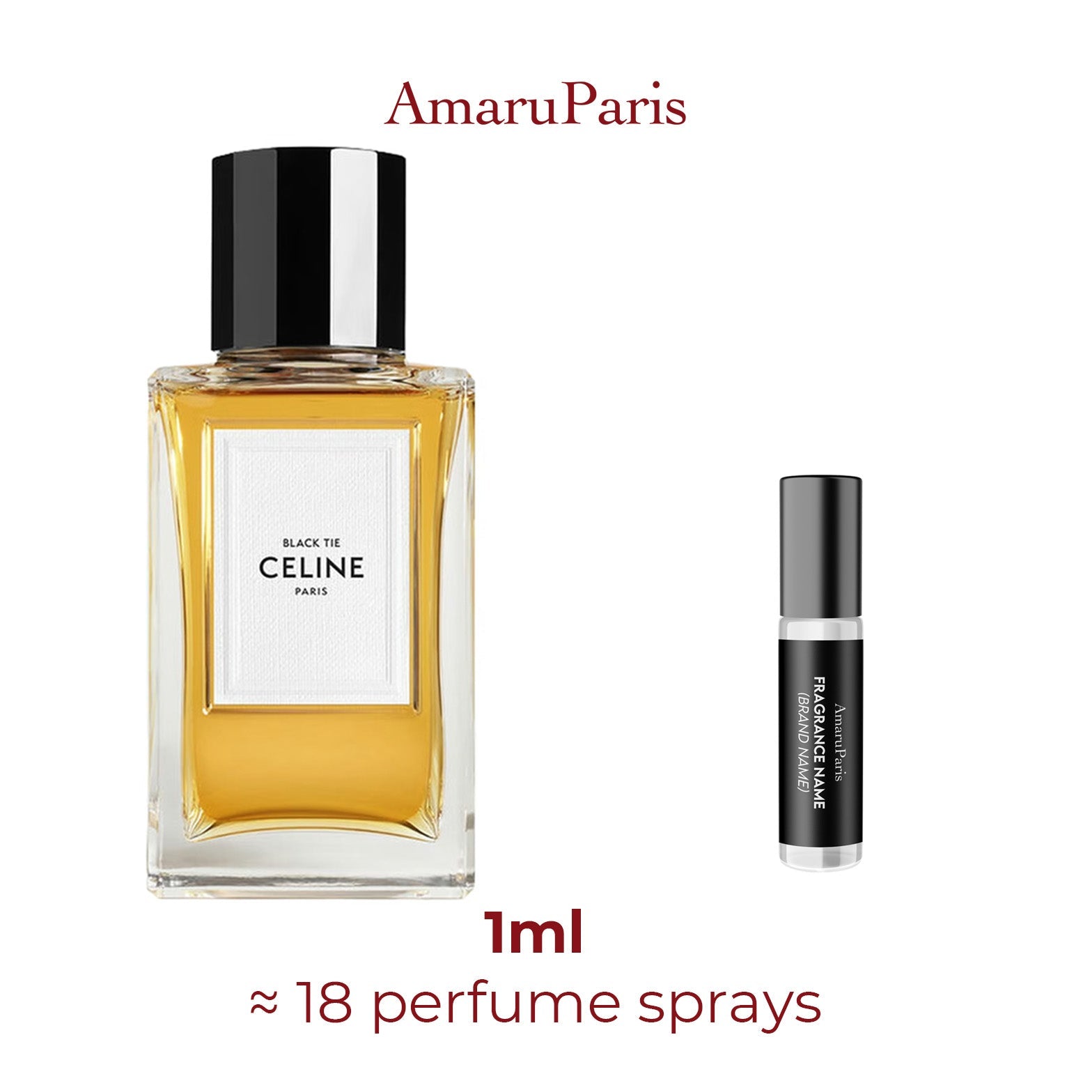 Black Tie Celine - Miniature Perfume Amaru Paris