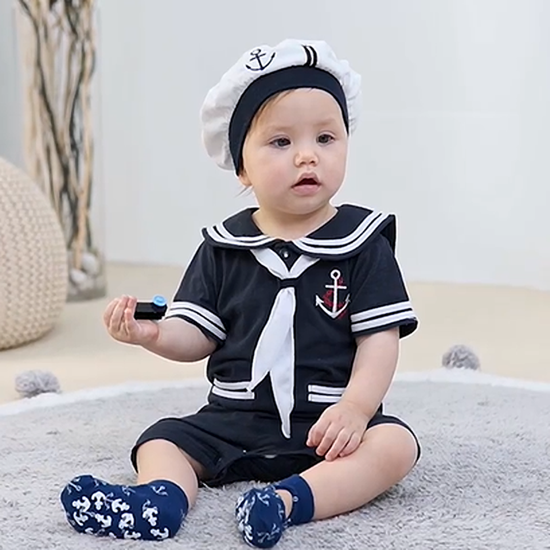 2024年新作 マリンセーラーロンパース2type70㎝~110㎝｜ロンパース