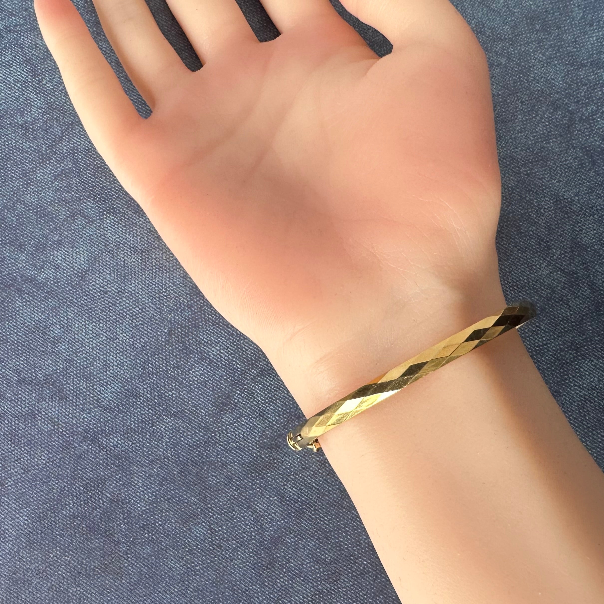 ヴィンテージ 9ctロールドゴールド バングル – Amelie Antique
