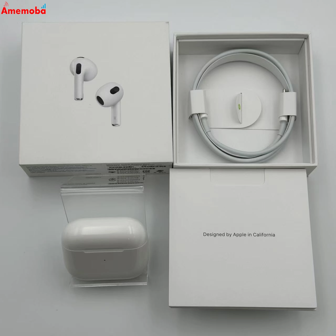 AirPods3 (第3世代)本体 ホワイト 充電ケース付き 【公式通販】
